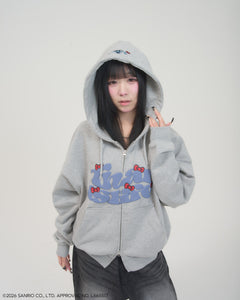 HELLO KITTY × HEAVY That's life ジップパーカー HELLO KITTY × HEAVY WEIGHT 12.0oz FRONT LOGO ZIP HOODIE – That's