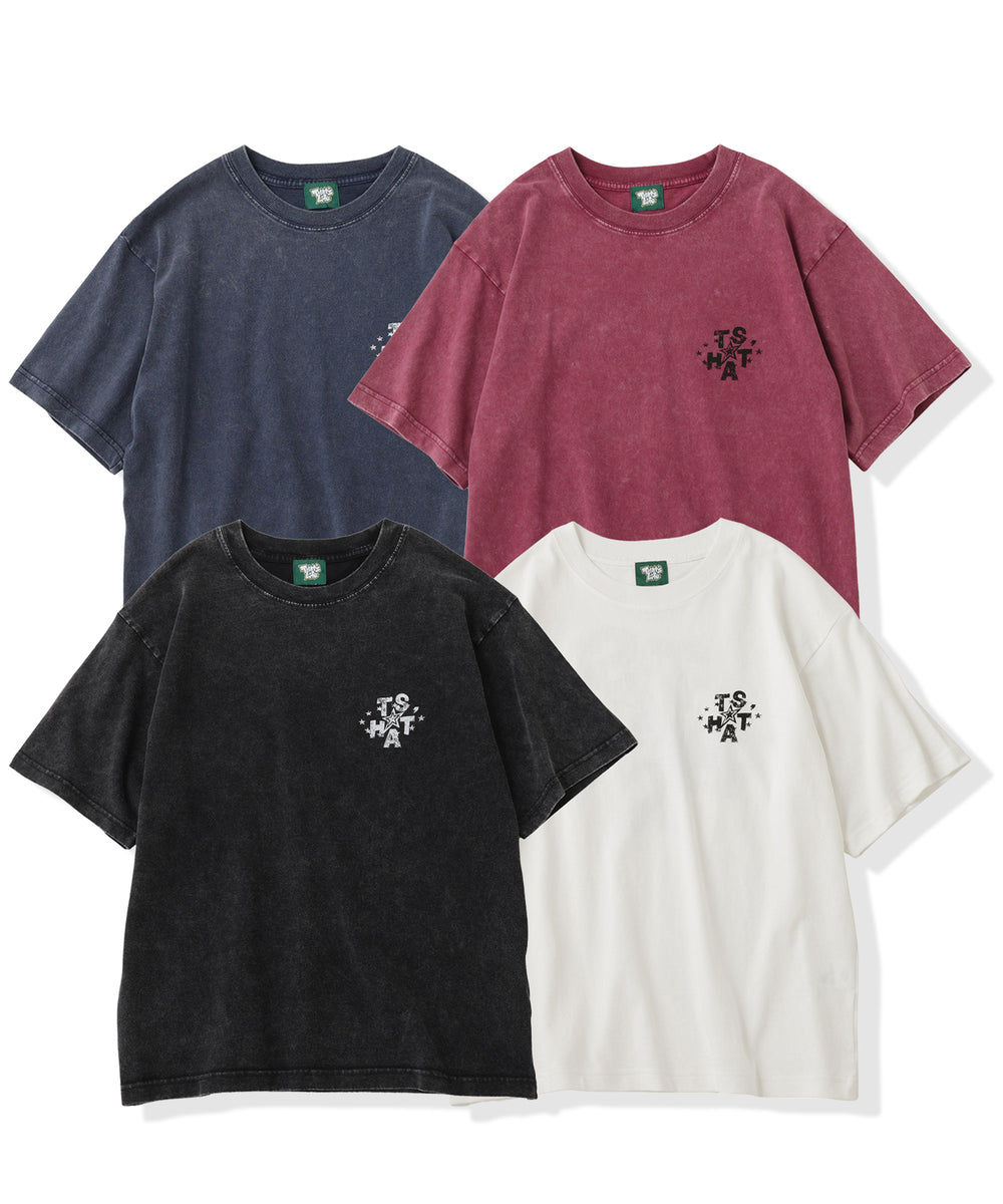 Vintage styles Rock Star logo tee