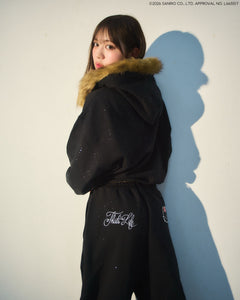 HELLO KITTY × Glitter Embroidery sweat pants – That's life online