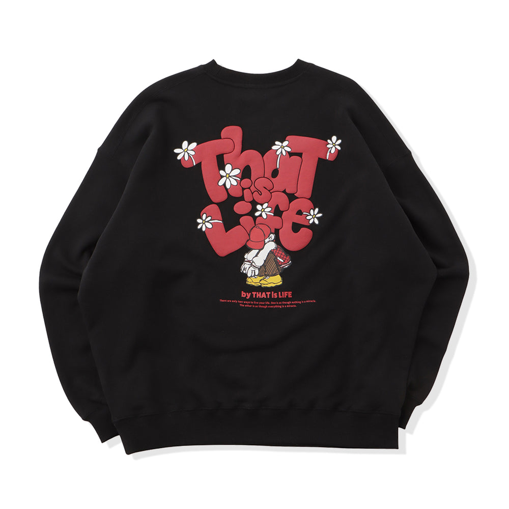 HEAVY WEIGHT 11.0oz "FLOWER BOY" LOGO SWEAT
