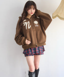 Star Emblem zip hoodie – That's life online store