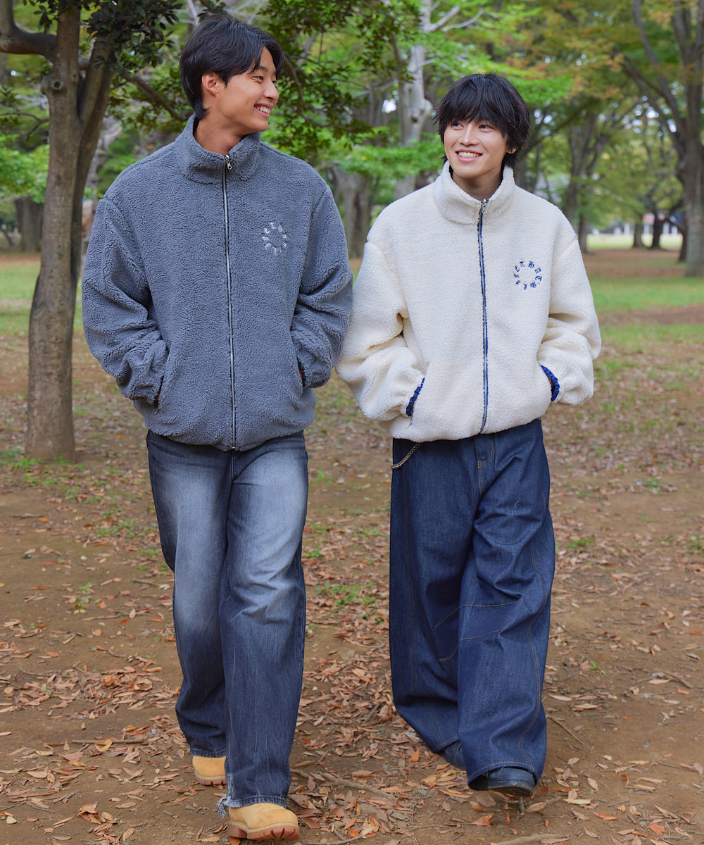 Circle logo Nylon Reversible Jacket