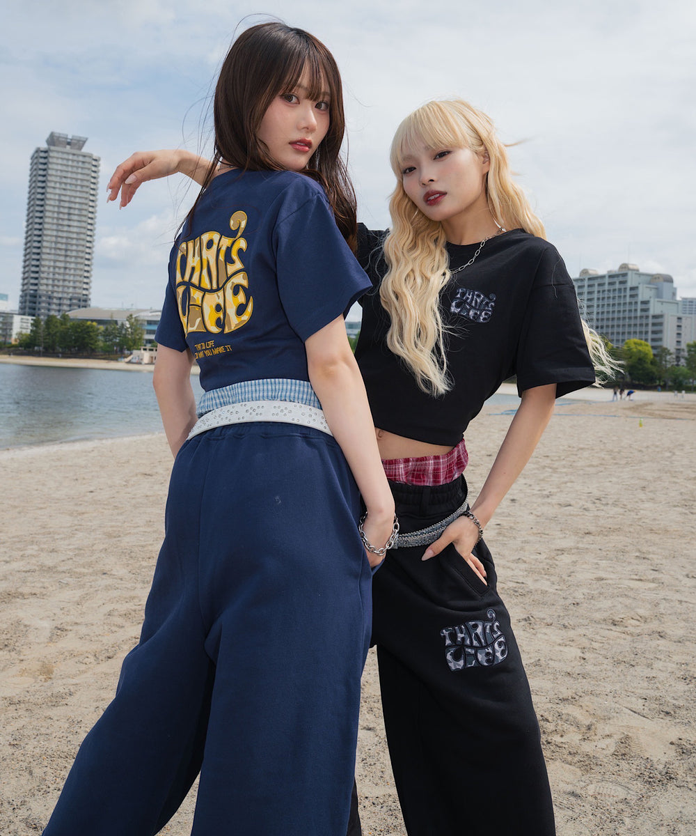 Surf Camo logo print tee