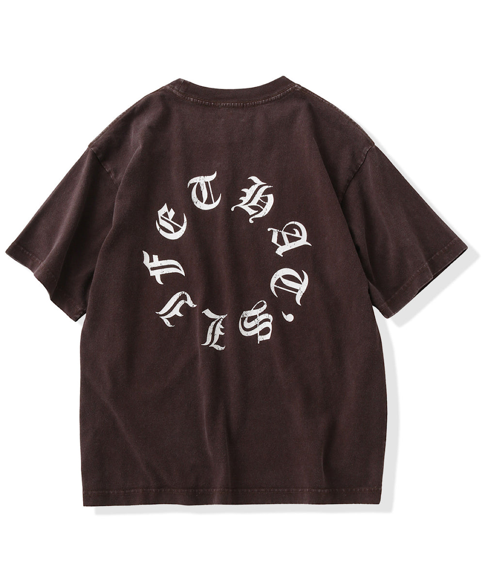 Vintage styles Circle logo tee