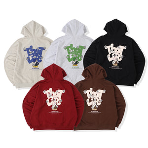 HEAVY WEIGHT 11.0oz "FLOWER BOY" LOGO ZIP HOODIE