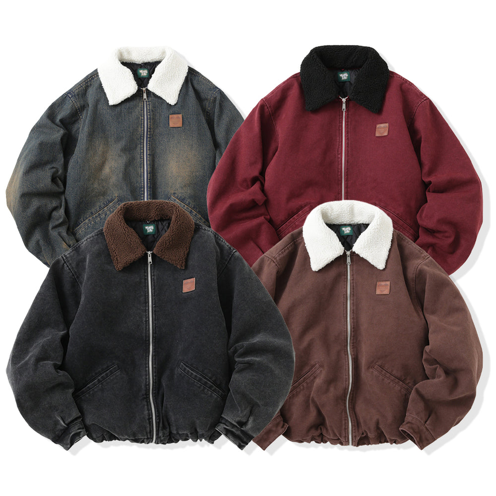 Vintage styles Heart logo Duck Boa Jacket free