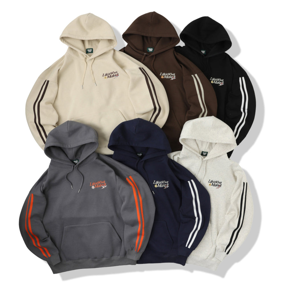 HEAVY WEIGHT “ANGEL DICE” LOGO LINE HOODIE 