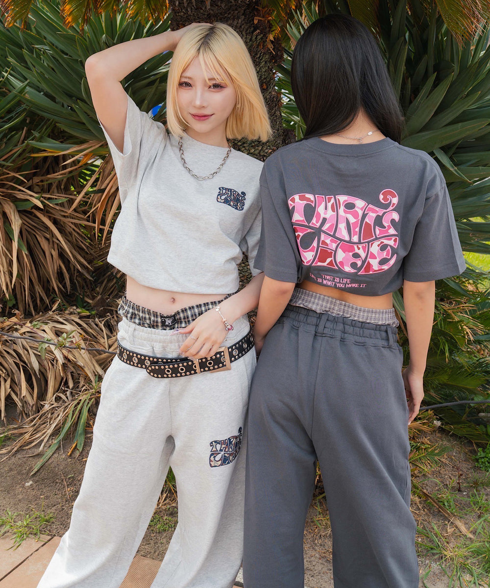 Surf Camo logo print tee