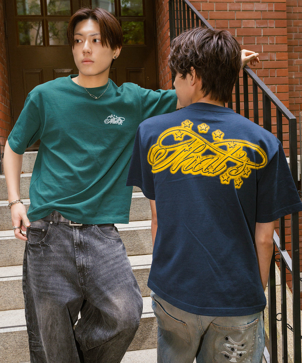 Script Star logo tee