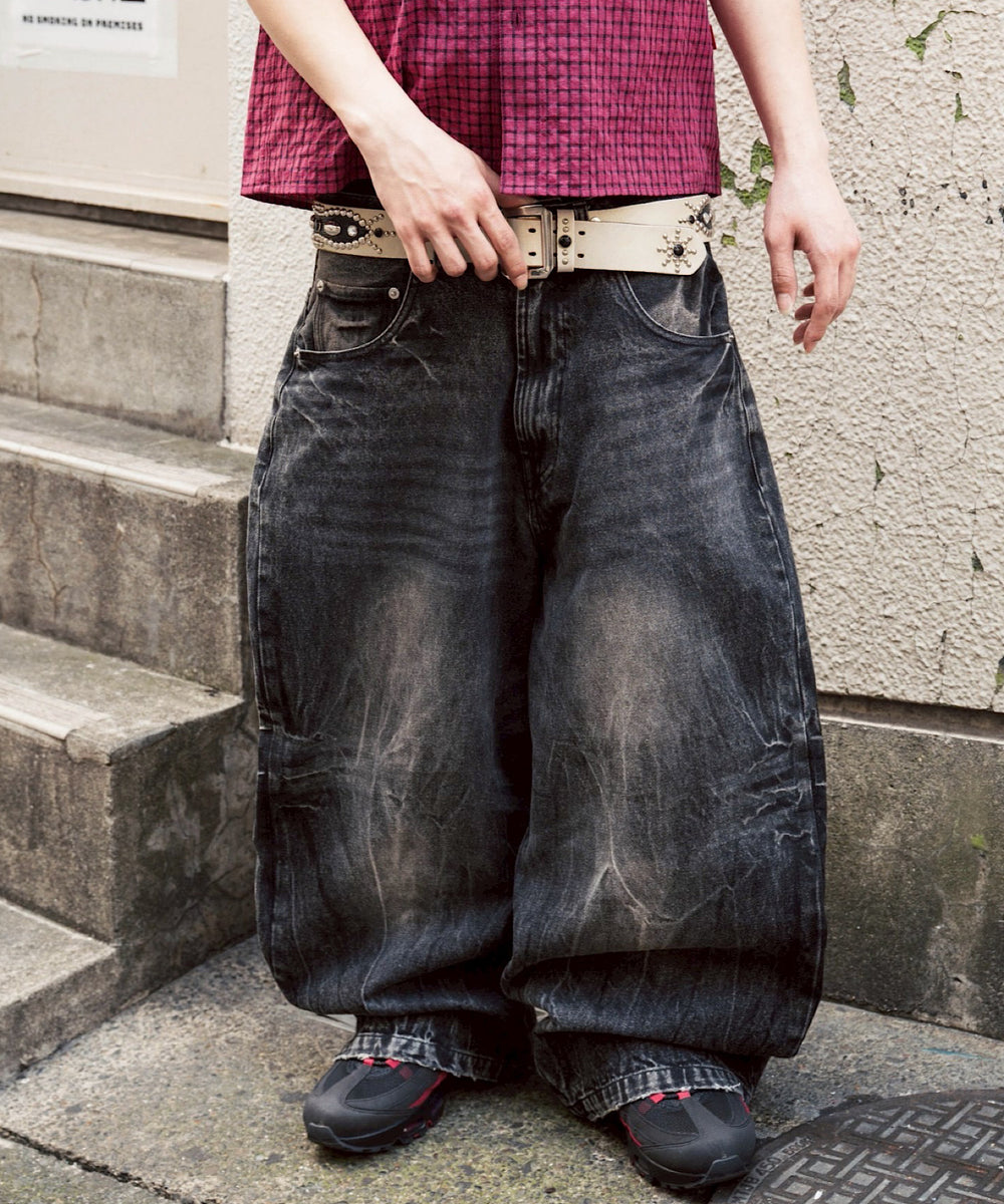 Vintage Washed Baggy Denim