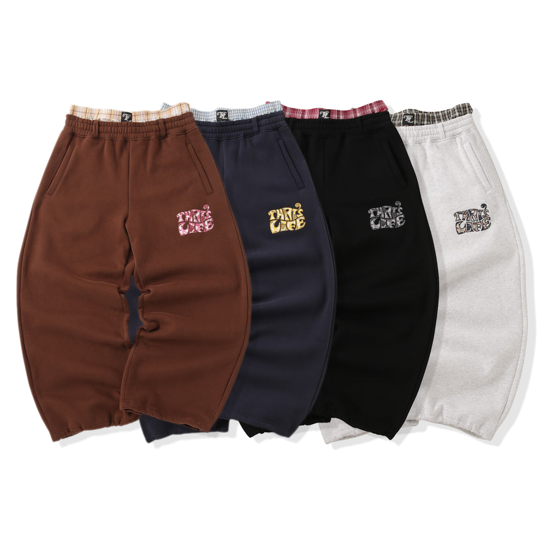 Surf Camo logo front print sweat pants free