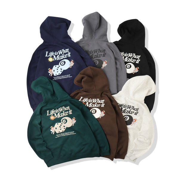 HEAVY WEIGHT 10.0oz “ANGEL DICE” HOODIE 入金確認後１週間程度で発送］