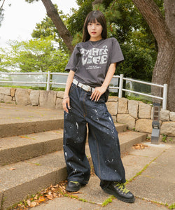 That's life カモフラ / Front wave logo camo Surf Camo logo front print tee – That's life online store