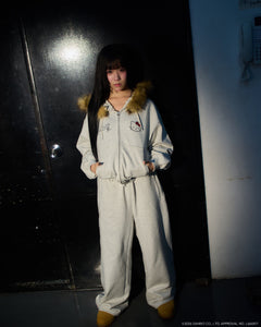 HELLO KITTY × Glitter Embroidery sweat pants – That's life online