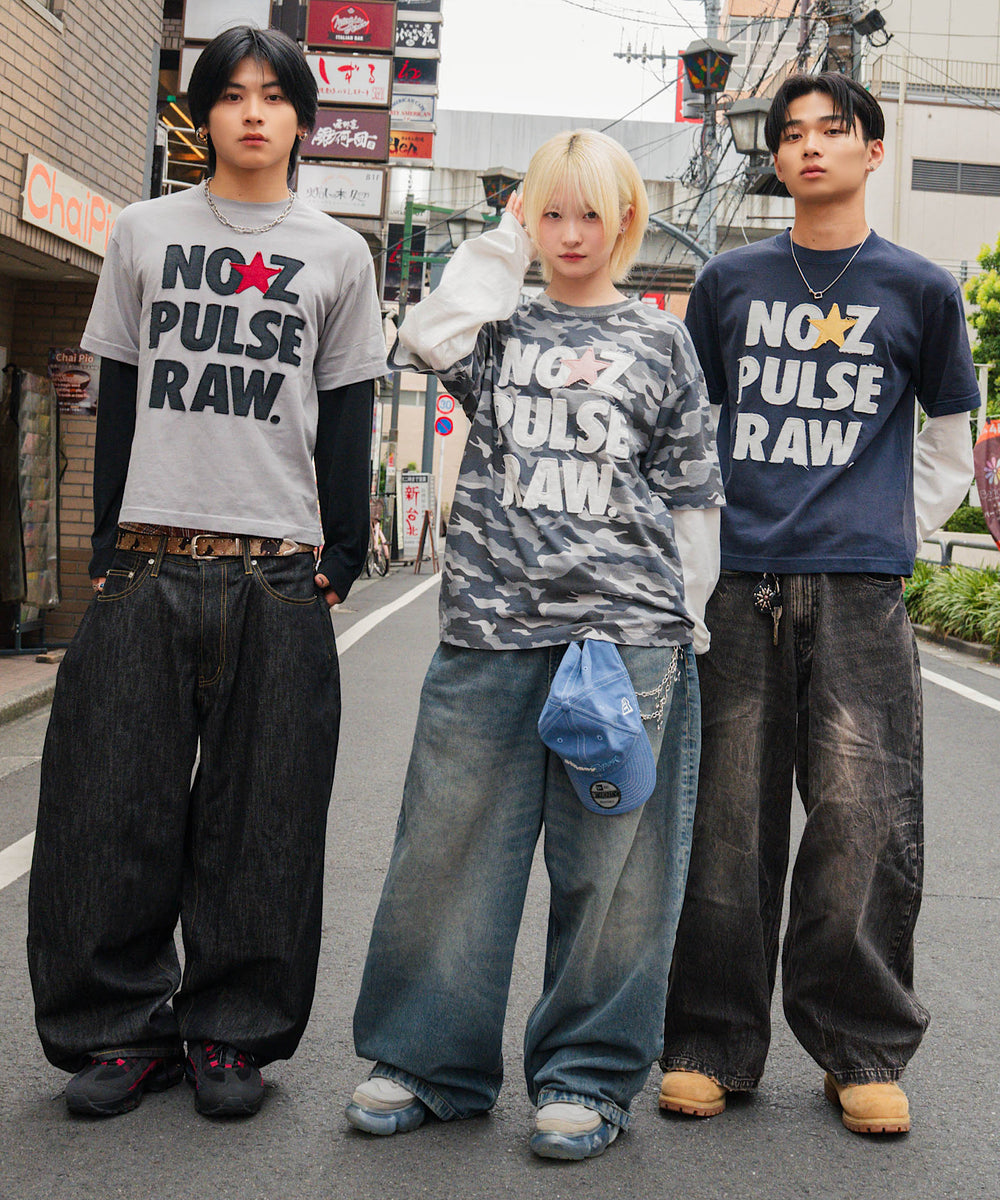 Slogan Patch Work Fake Layered Sleeve