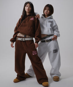 パンツ That's Life front print sweat pants Surf Camo logo front print sweat pants – That's life online store