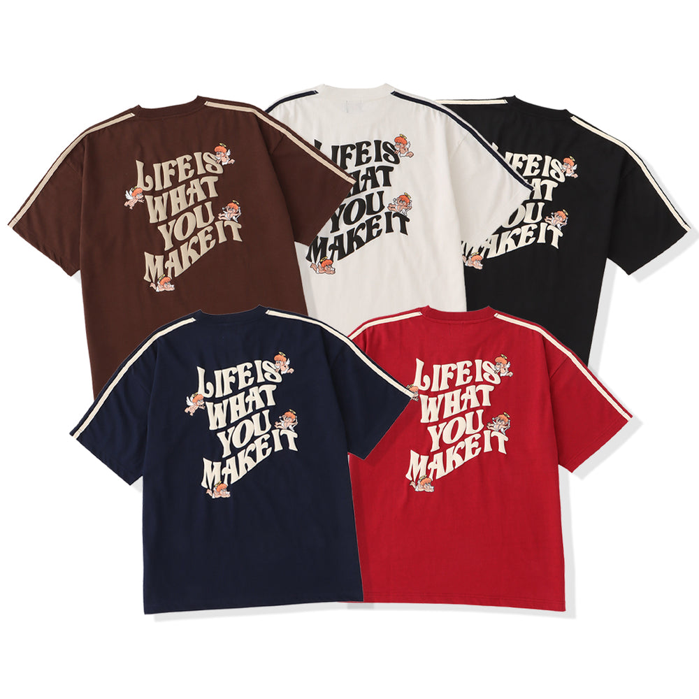 HEAVY WEIGHT 7.5oz ANGEL LOGO LINE TEE