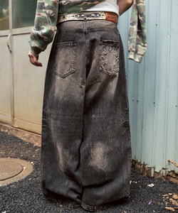 Vintage Washed Baggy Denim – That's life online store