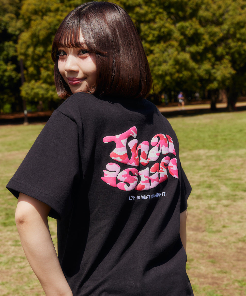 166cm / Black × Camo / M