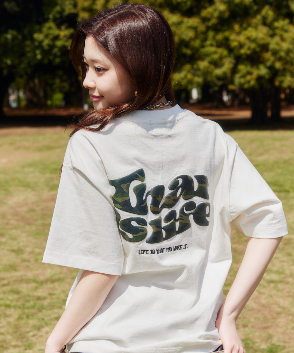 153cm / White × Camo / M