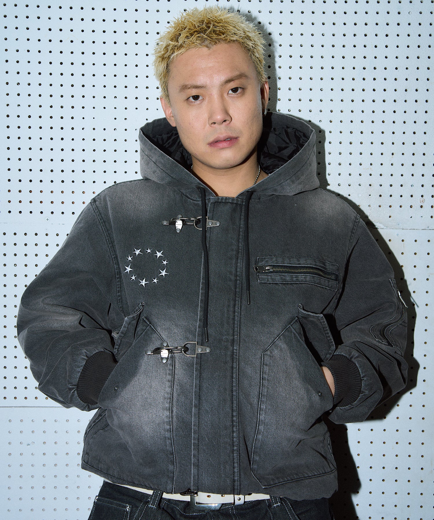 Vintage styles Star logo Duck Hooded Fireman Jacket – That's life