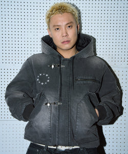 Vintage styles Star logo Duck Hooded Fireman Jacket – That's life