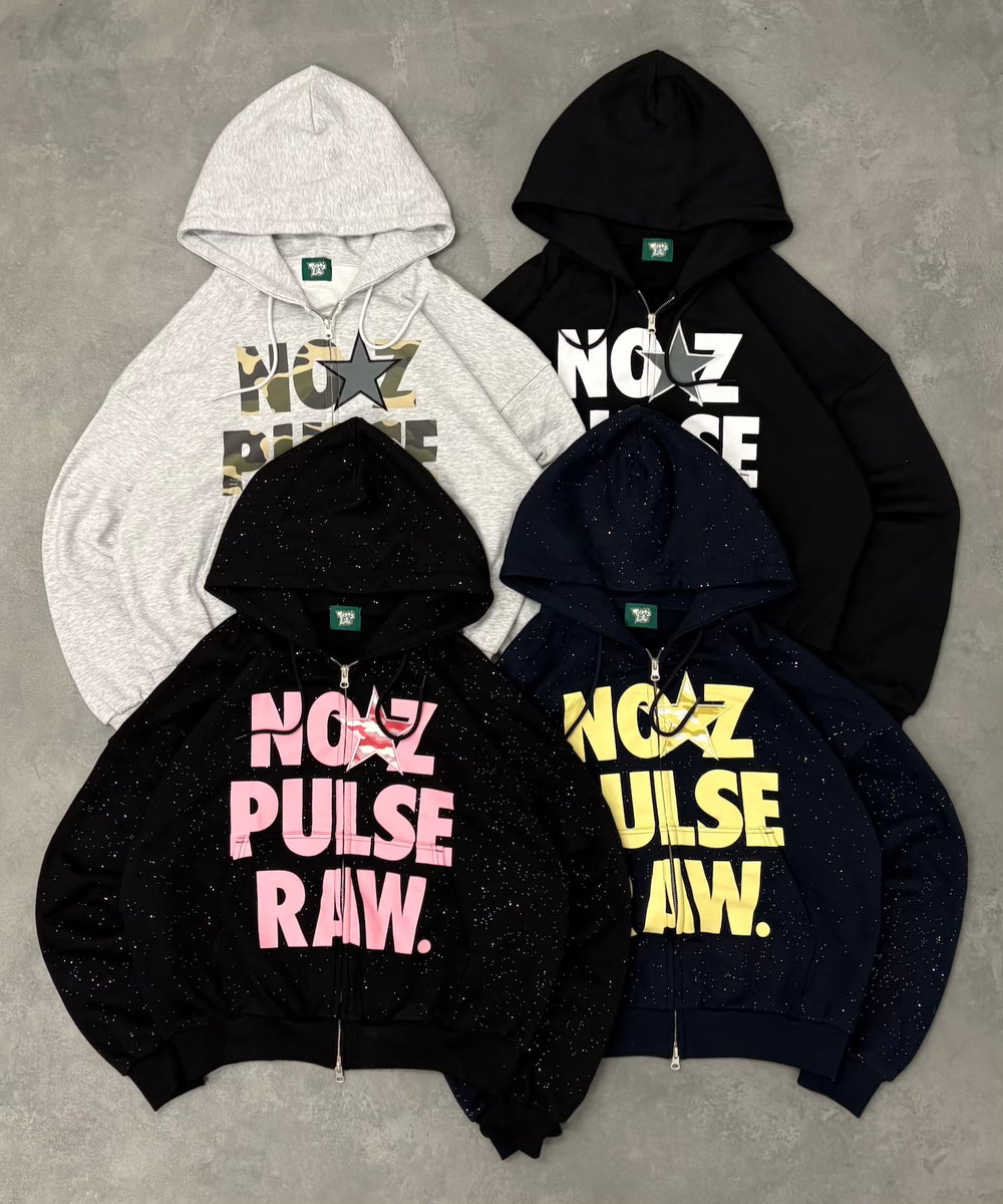 Front Graphic Logo Zip Hoodie