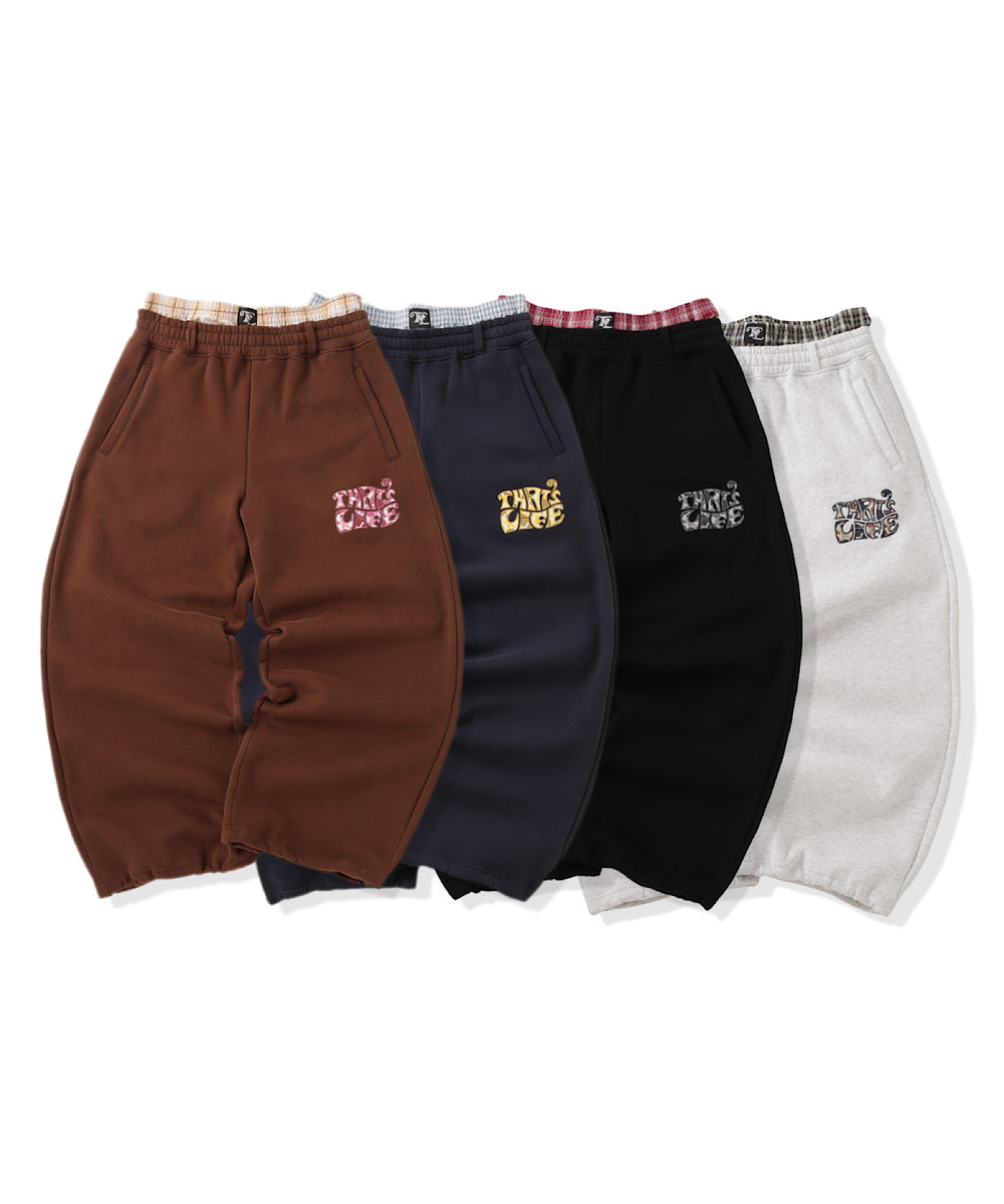 Surf Camo logo front print sweat pants