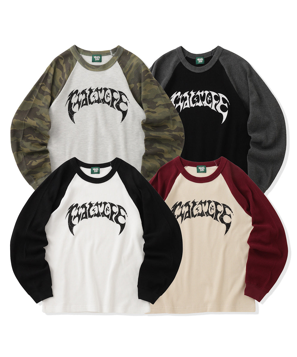 Color Block Raglan Thermal L/S Tee