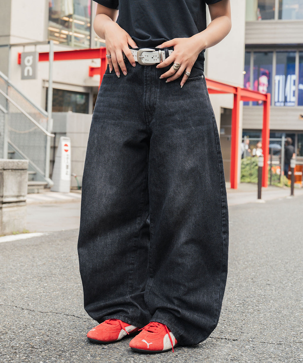 That's life pocket logo washed curve denim – That's life online store