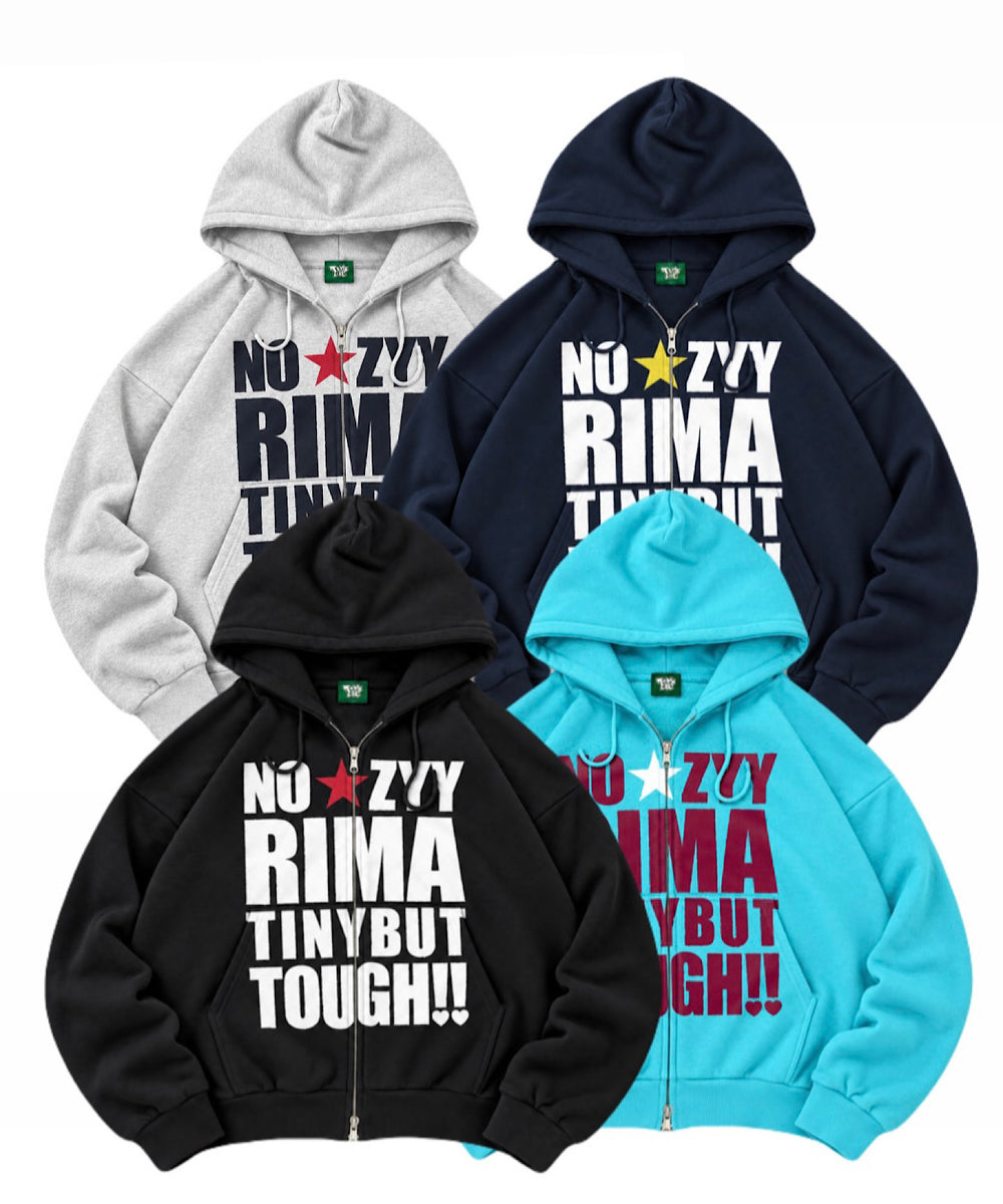 Stacked Logo Zip Hoodie