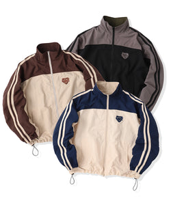 Heart logo 2way Reversible Nylon Jackets