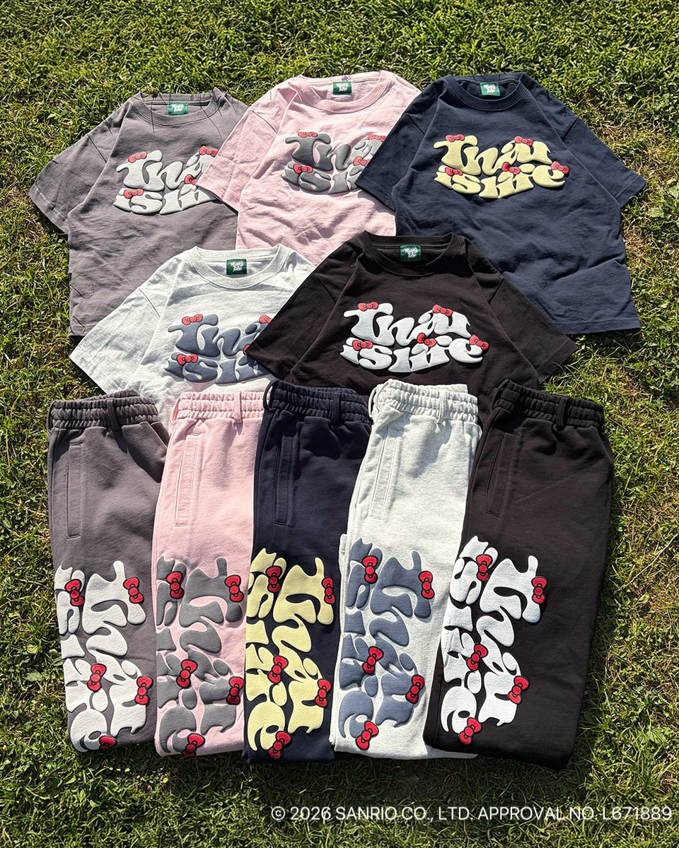 HELLO KITTY × Front Wave logo tee