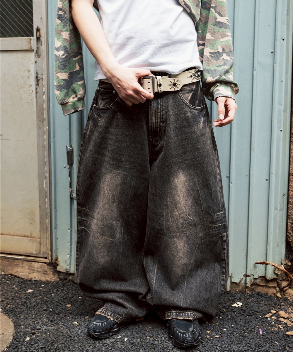 Vintage Washed Baggy Denim
