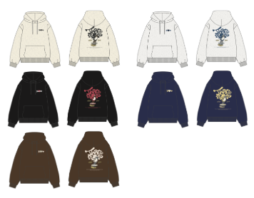 HEAVY WEIGHT 11.0oz “POSTER BOY” LOGO HOODIE free