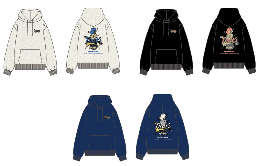 HEAVY WEIGHT 11.0oz "CAP BOY" LOGO HOODIE free