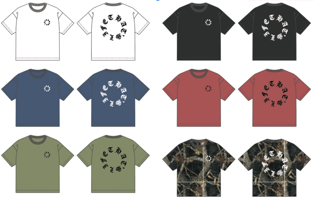 Vintage styles Circle logo tee free