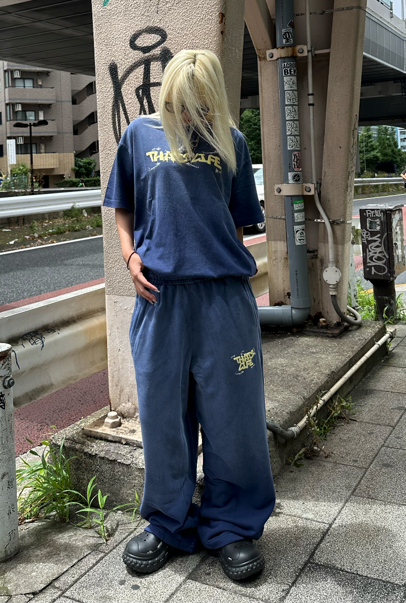 Vintage fade Wave logo Drawcode tee free