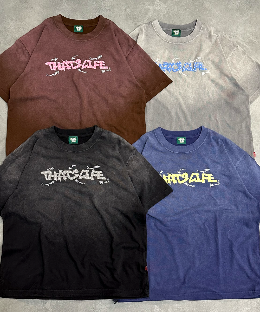 Vintage fade Wave logo Drawcode tee free