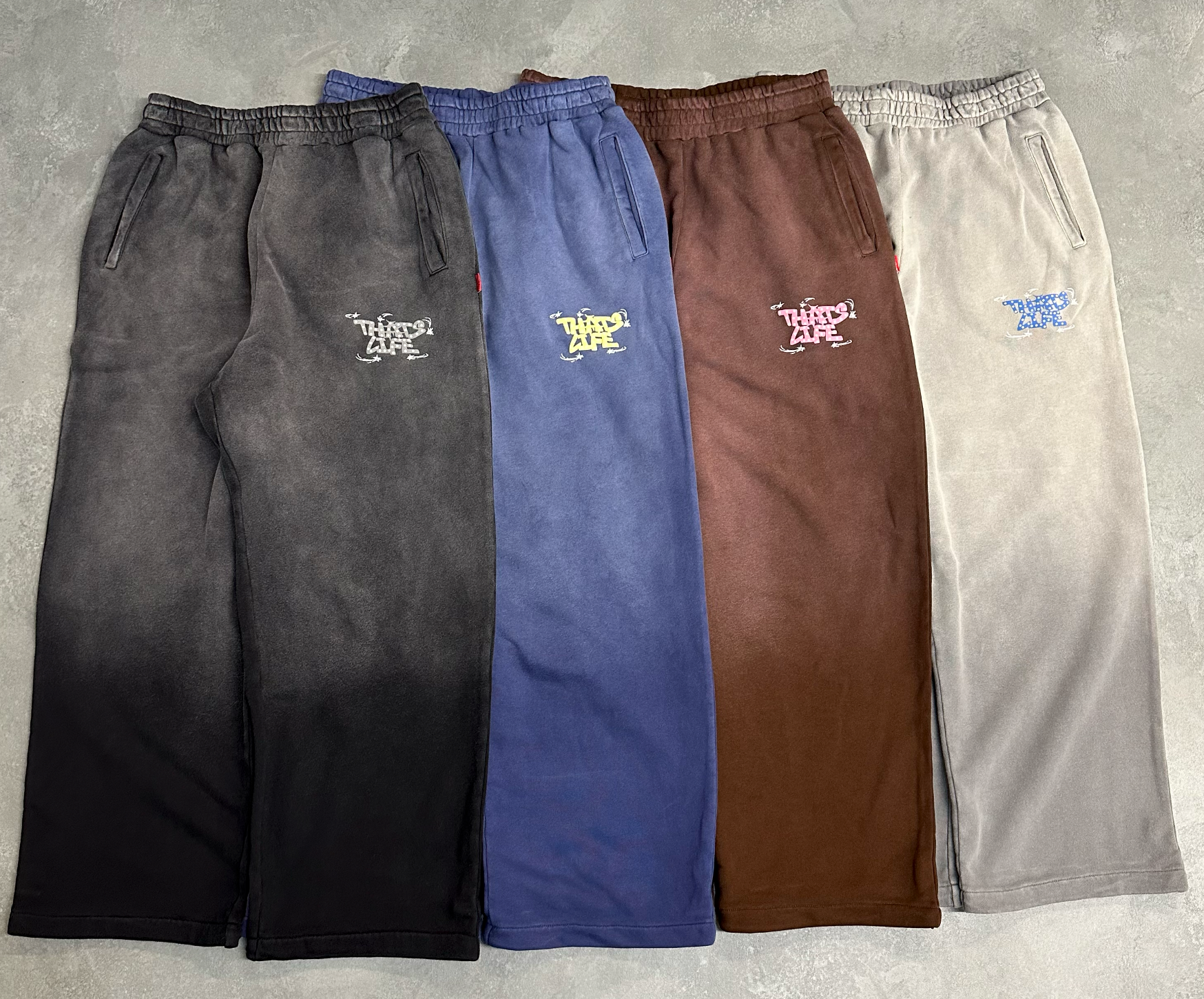 Vintage fade Wave logo sweat pants free