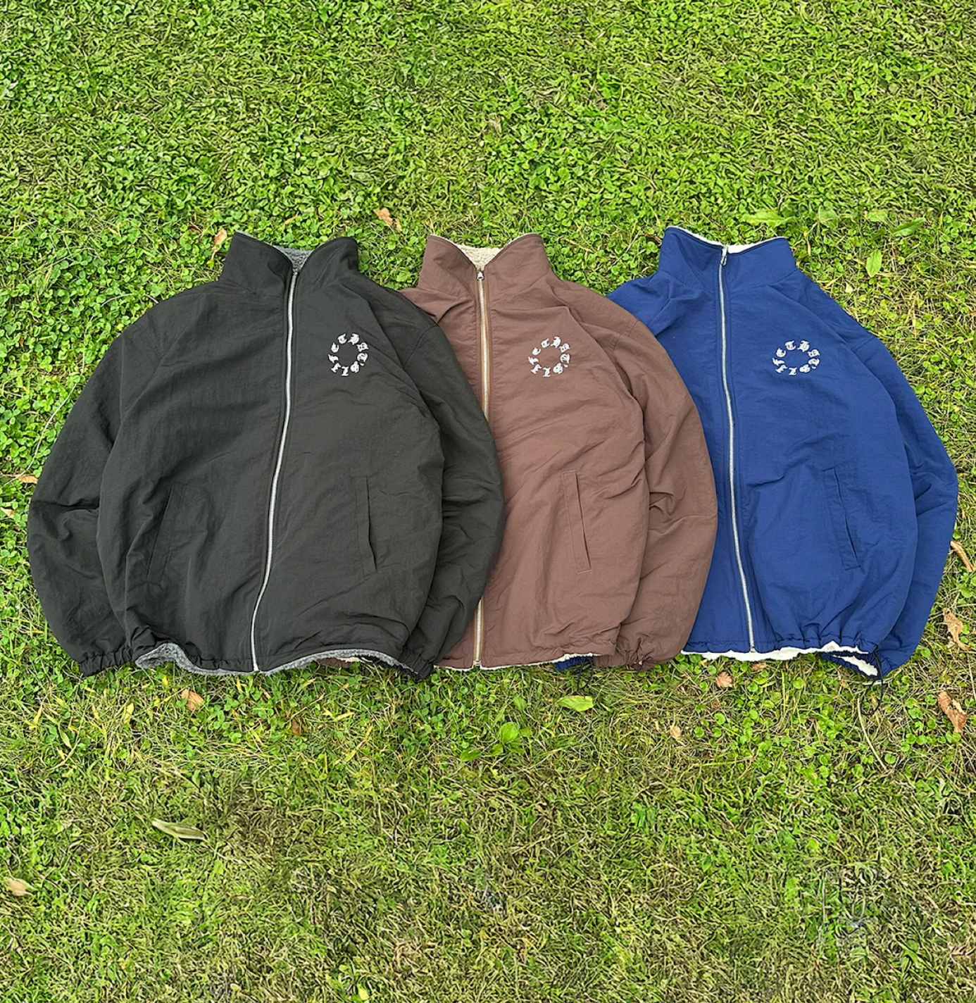 Circle logo Nylon Reversible Jacket free
