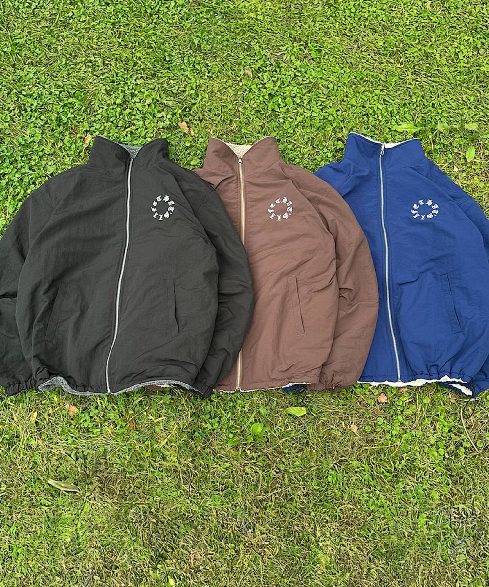 Circle logo Nylon Reversible Jacket free