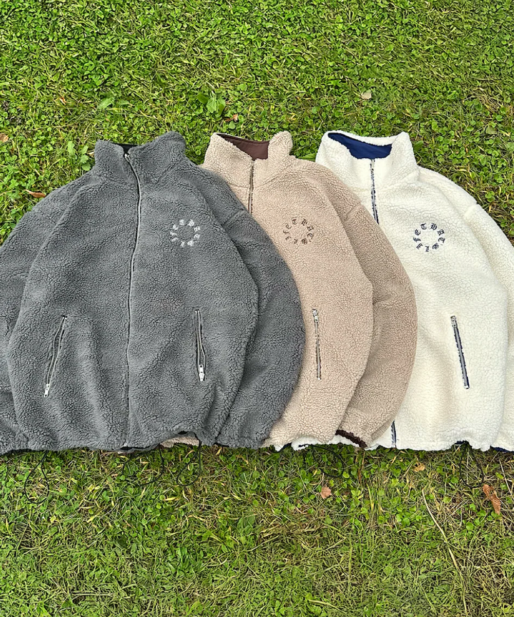 Circle logo Nylon Reversible Jacket free