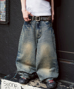 Vintage Washed Baggy Denim – That's life online store