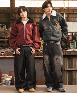 Vintage styles Heart logo Duck Boa Jacket – That's life online store