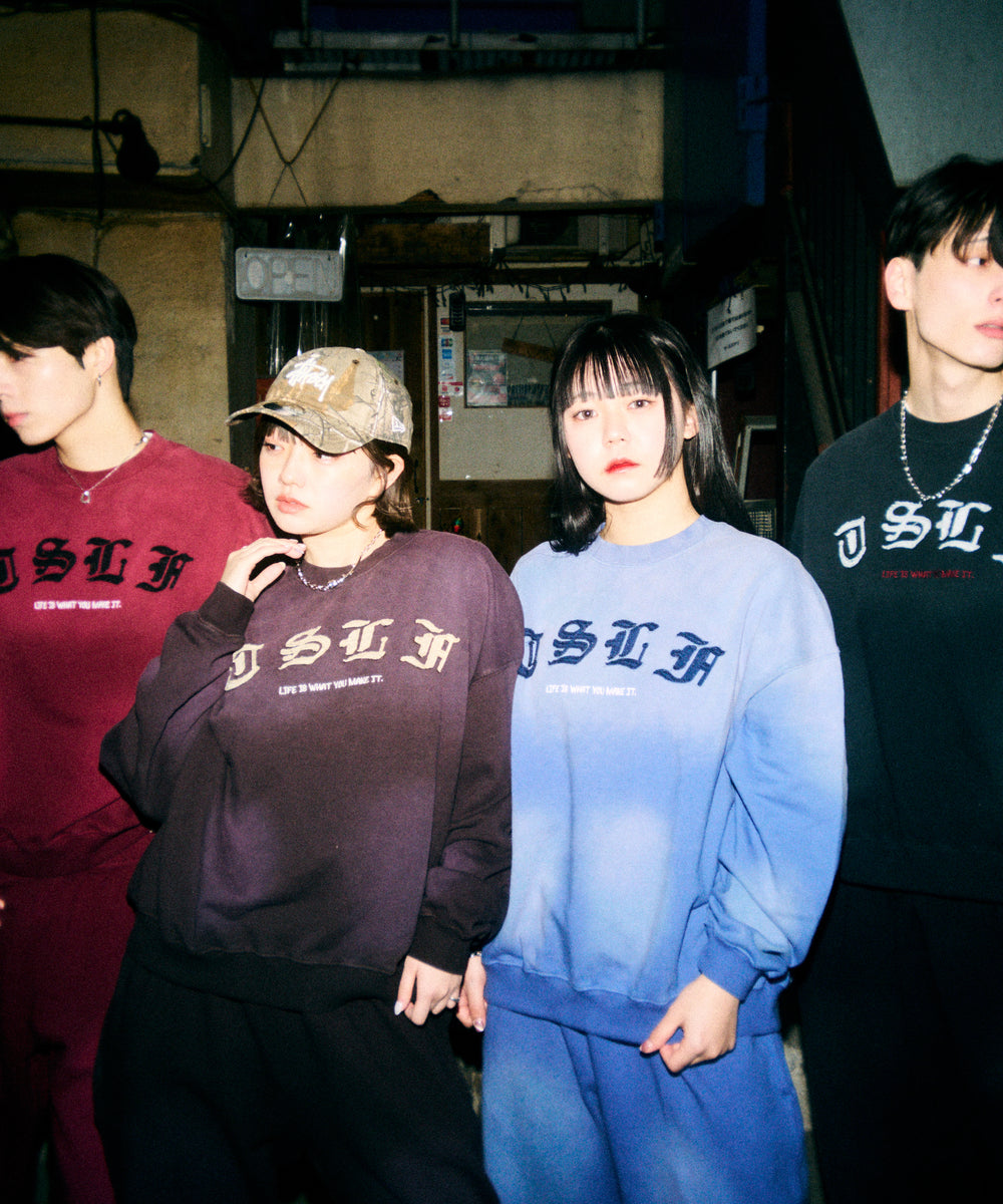 Vintage styles Patch work logo sweat free