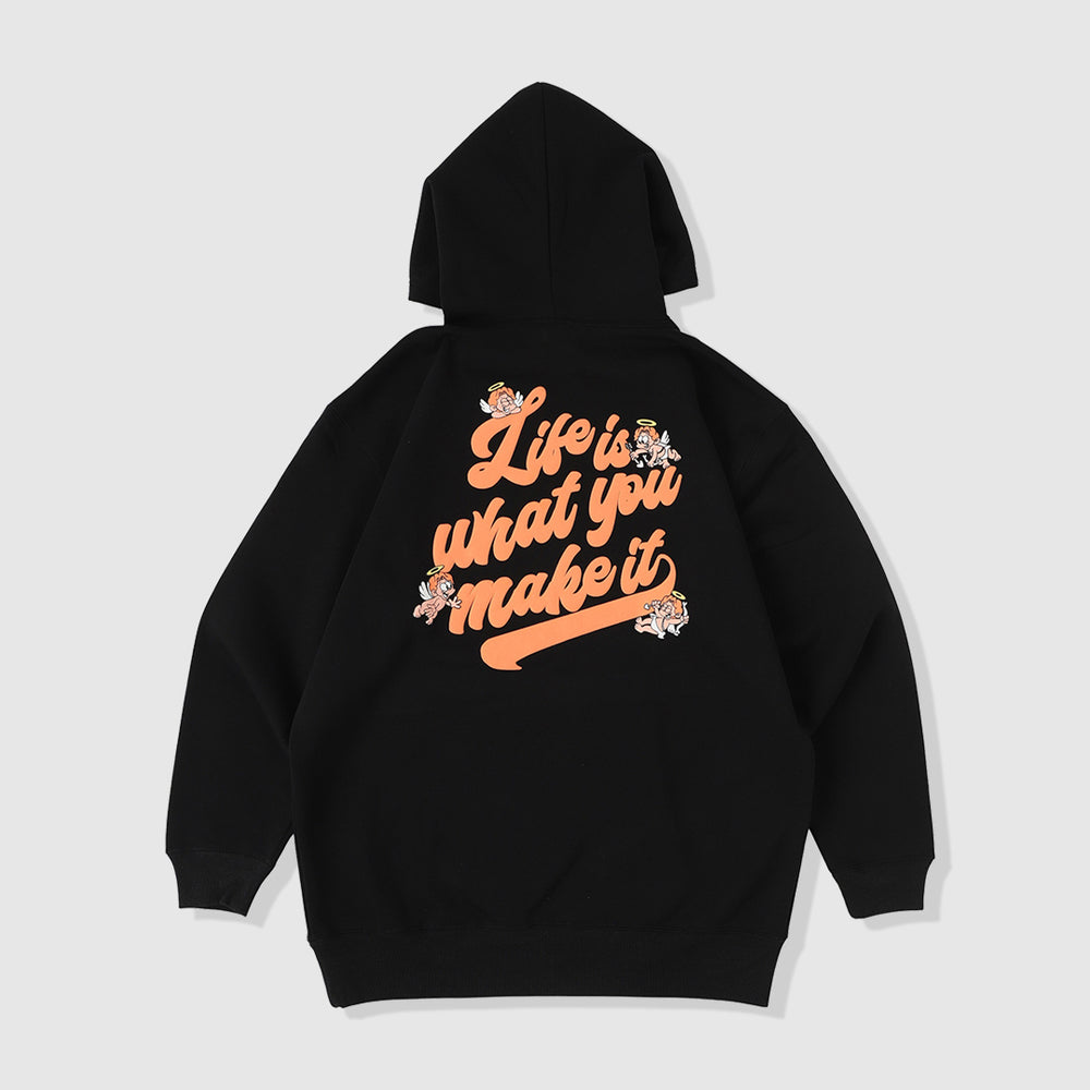 HEAVY WEIGHT ANGEL LOGO HOODIE 