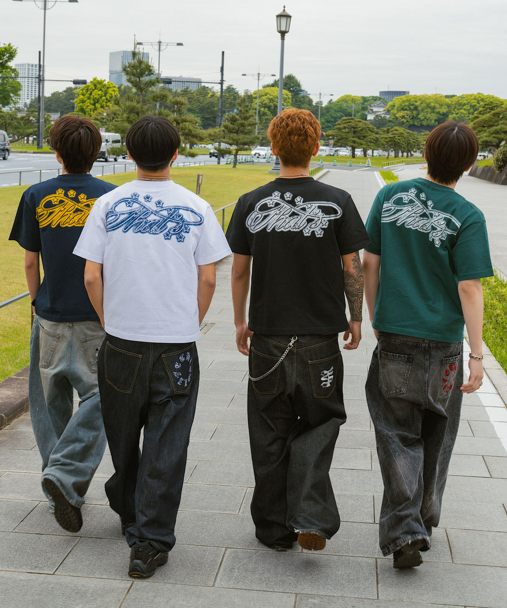 Script Star logo tee