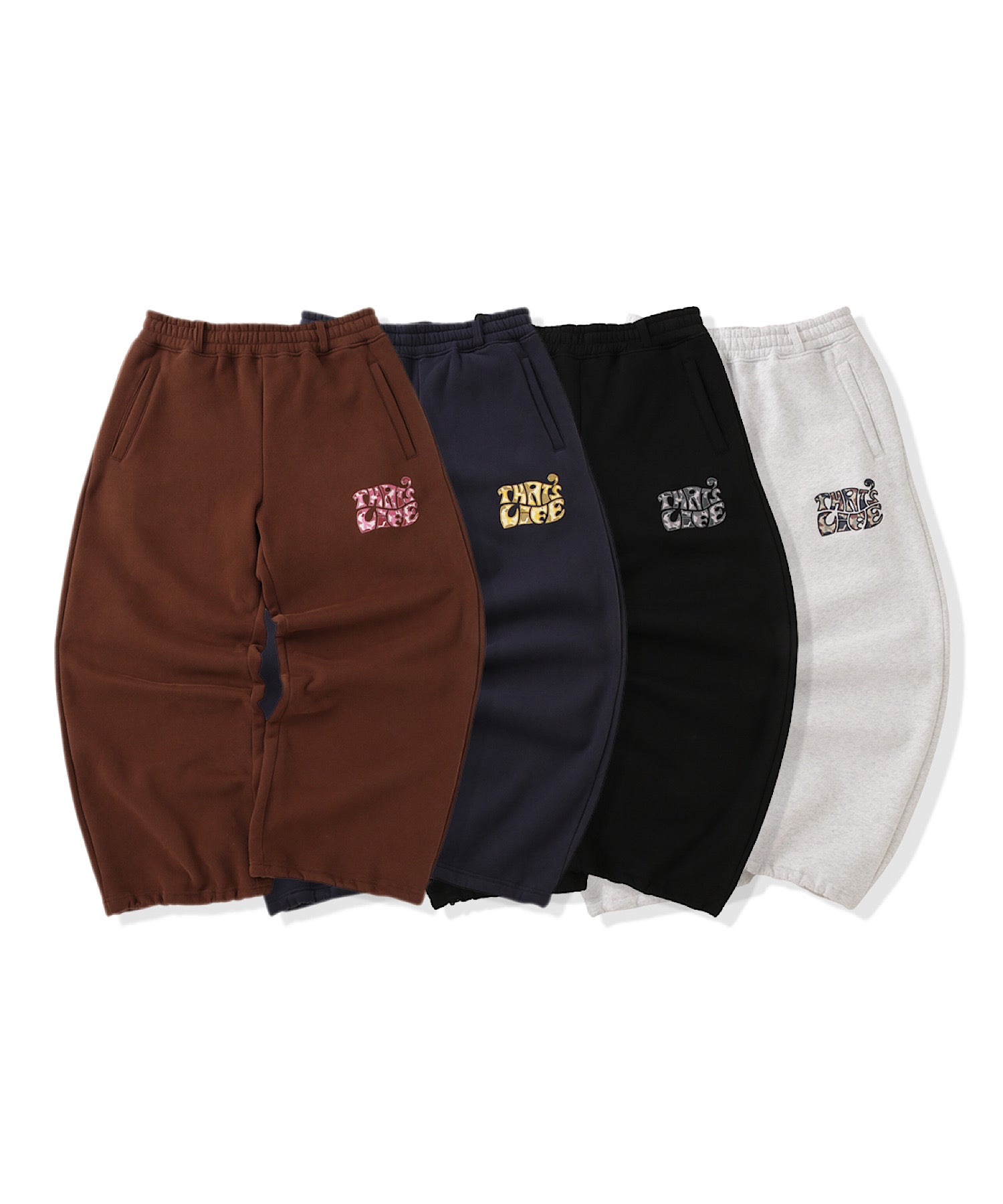 Surf Camo logo front print sweat pants