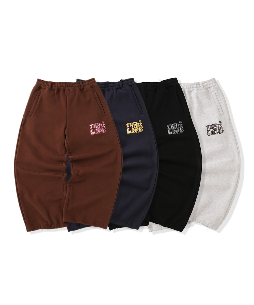 Surf Camo logo front print sweat pants